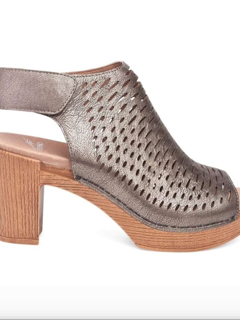 Dansko Danae Sandals Pewter Nappa Size 42